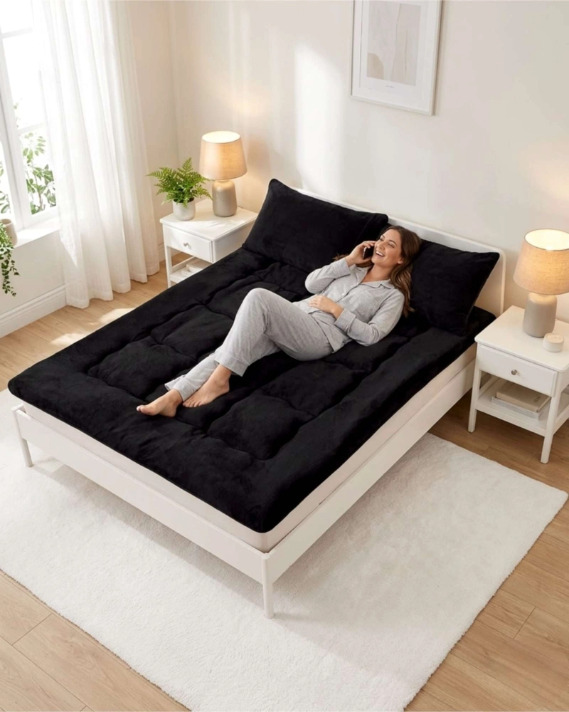 CUBRE COLCHON PREMIUM PLUSH ACOLCHADO KING - 4