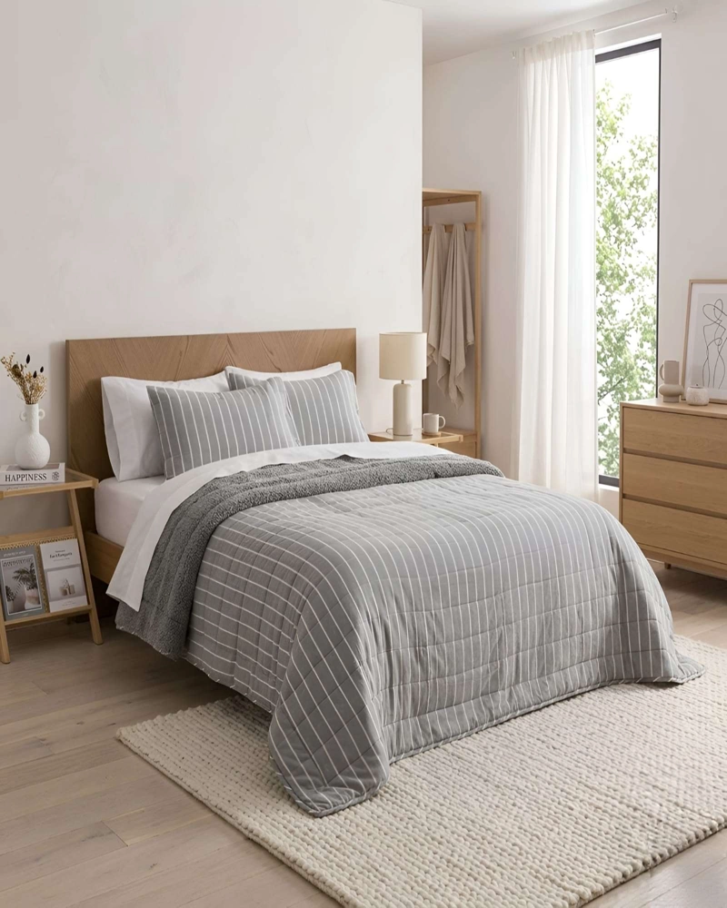 QUILT PALMA CATIONIC KING CON REVERSO DE CHIPORRO SUAVE - 2
