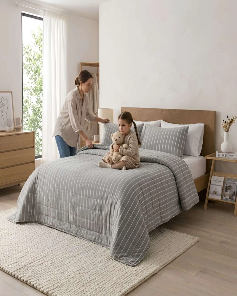 QUILT PALMA CATIONIC KING CON REVERSO DE CHIPORRO SUAVE - 4