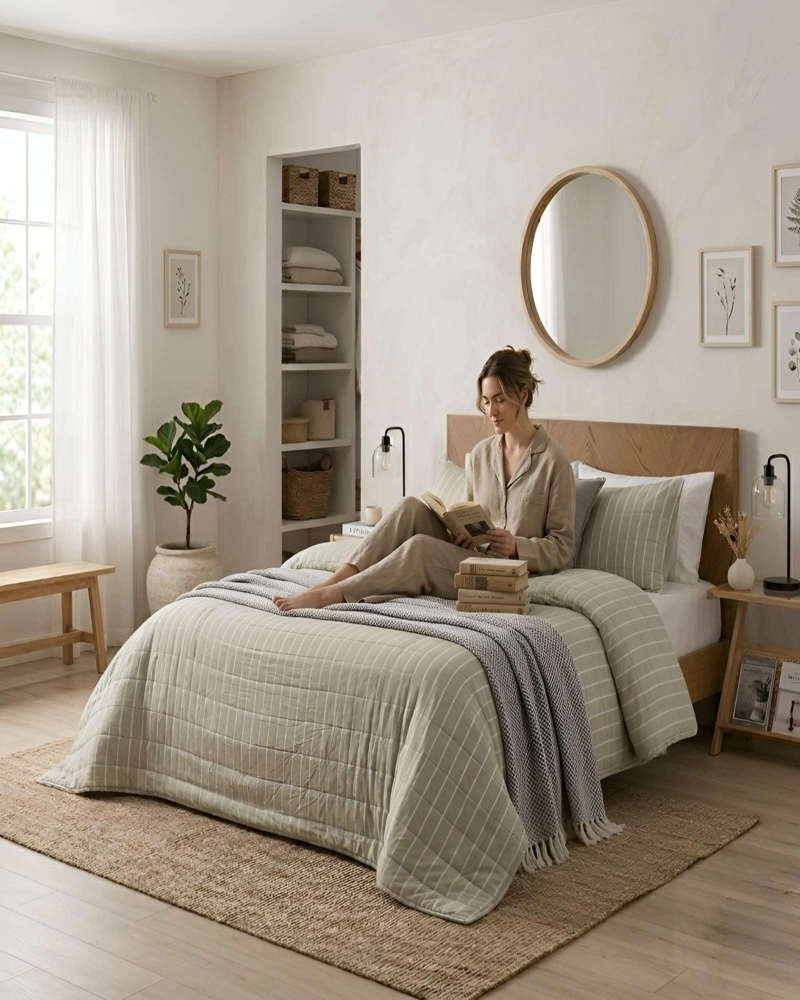 QUILT PALMA CATIONIC KING CON REVERSO DE CHIPORRO SUAVE - 2