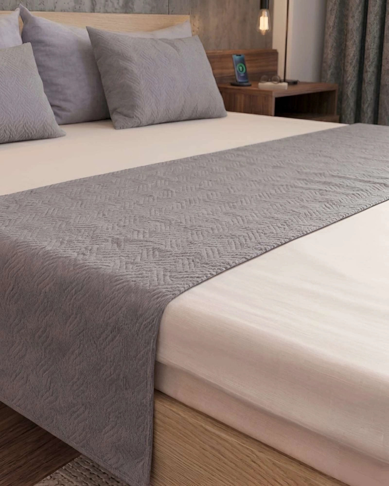PIECERA DE CAMA PLUSH SUAVE Y ABRIGADA - 6