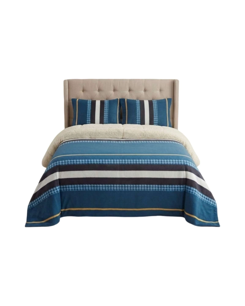 JUEGO DE CUBRECAMA SHERPA CALIDEZ SUPERIOR CON SABANAS KING - 6