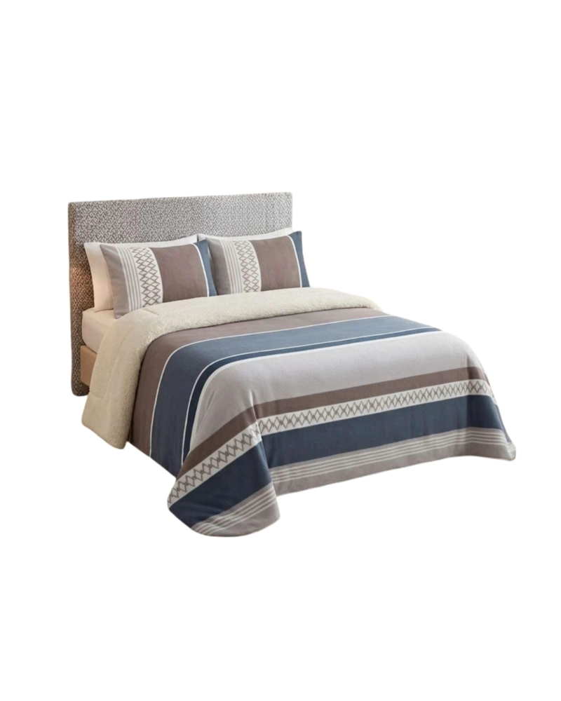 JUEGO DE CUBRECAMA SHERPA CALIDEZ SUPERIOR CON SABANAS KING - 6