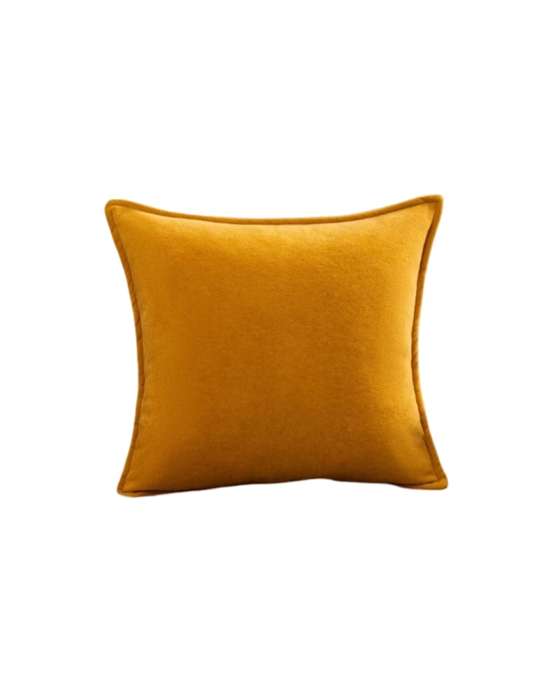 PACK 2 FUNDAS COJIN DECORATIVA TEXTURA SUAVE CON BORDE - 6