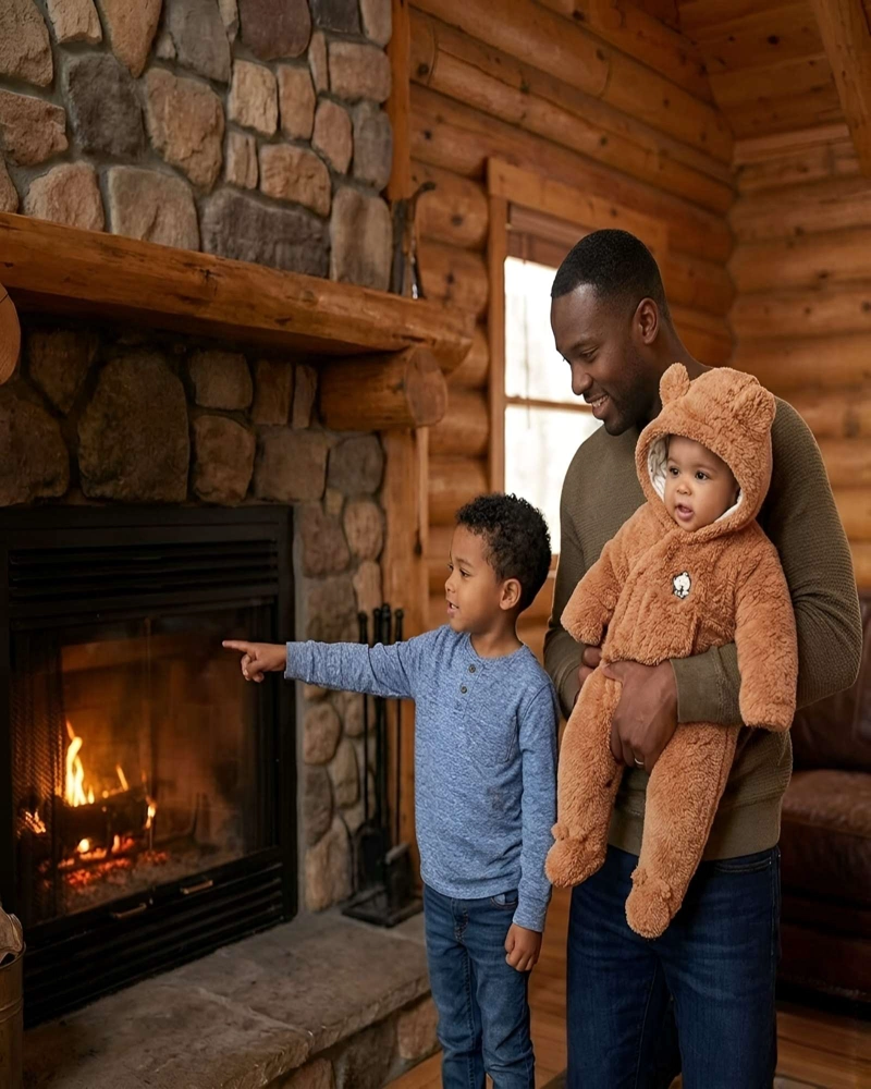MAMELUCO TE RMICO COMPLETO OSO PELUCHE CON PIES BEBE  DE 0 A 9 MESES - 4