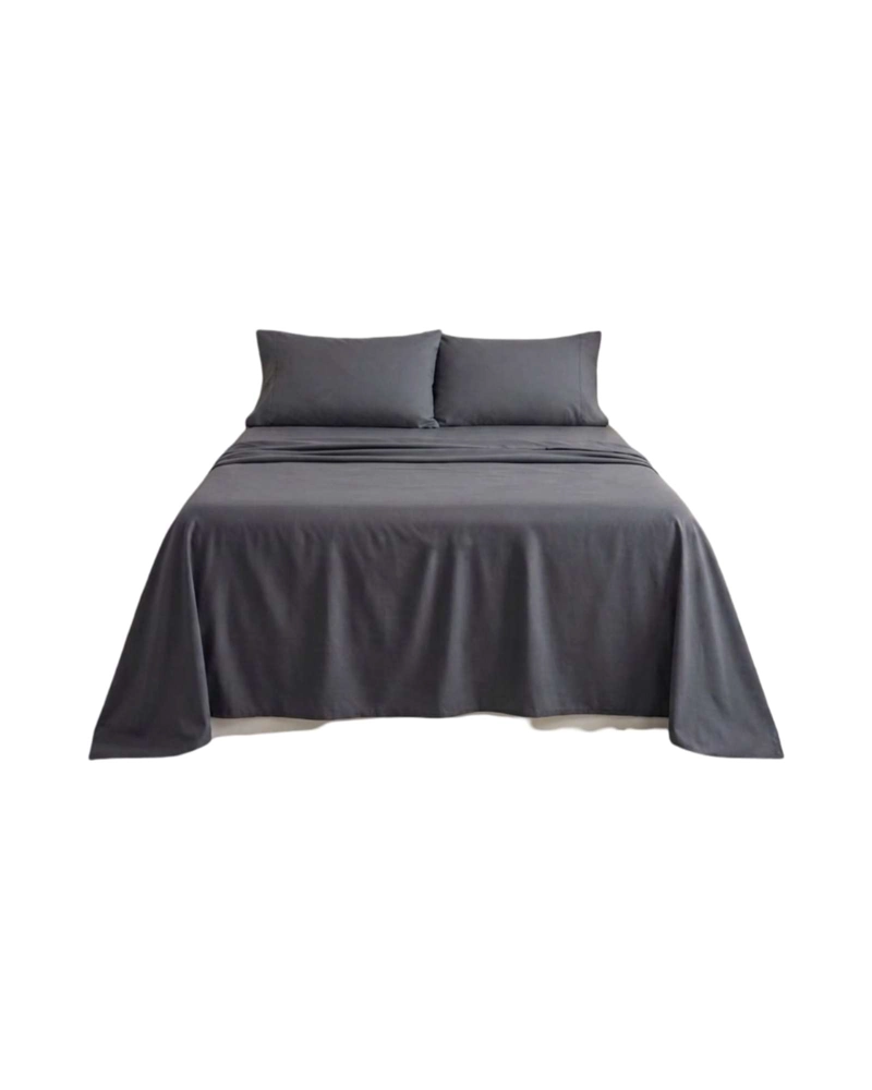 JUEGO SABANAS PLAZA KING LISAS SUAVES 4 PIEZAS DE CAMA - 5