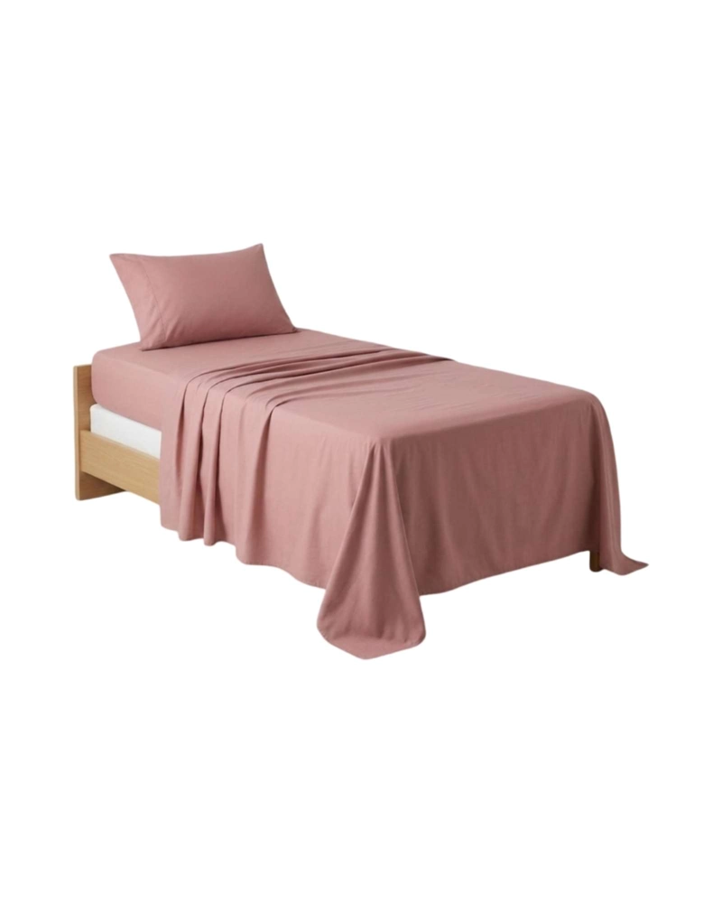 JUEGO SABANAS PLAZA Y MEDIA LISAS SUAVES 3 PIEZAS DE CAMA - 5