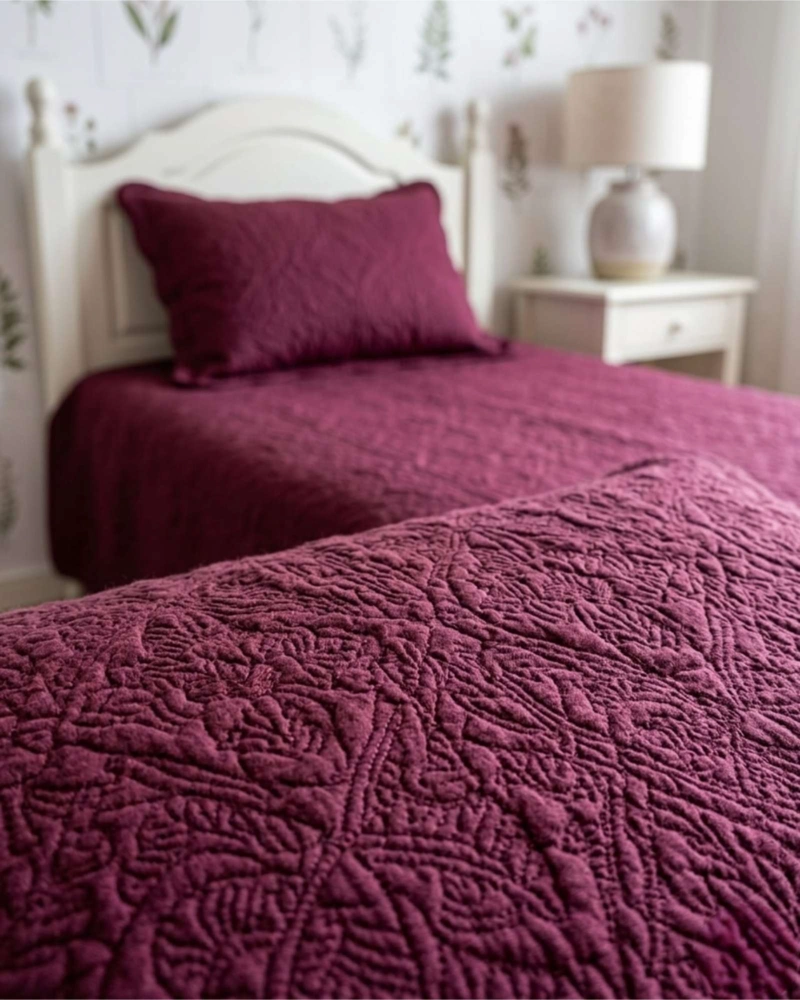 CUBRECAMA QUILT VERANO PLAZA Y MEDIA SUAVE FRESCO CON FUNDA - 1