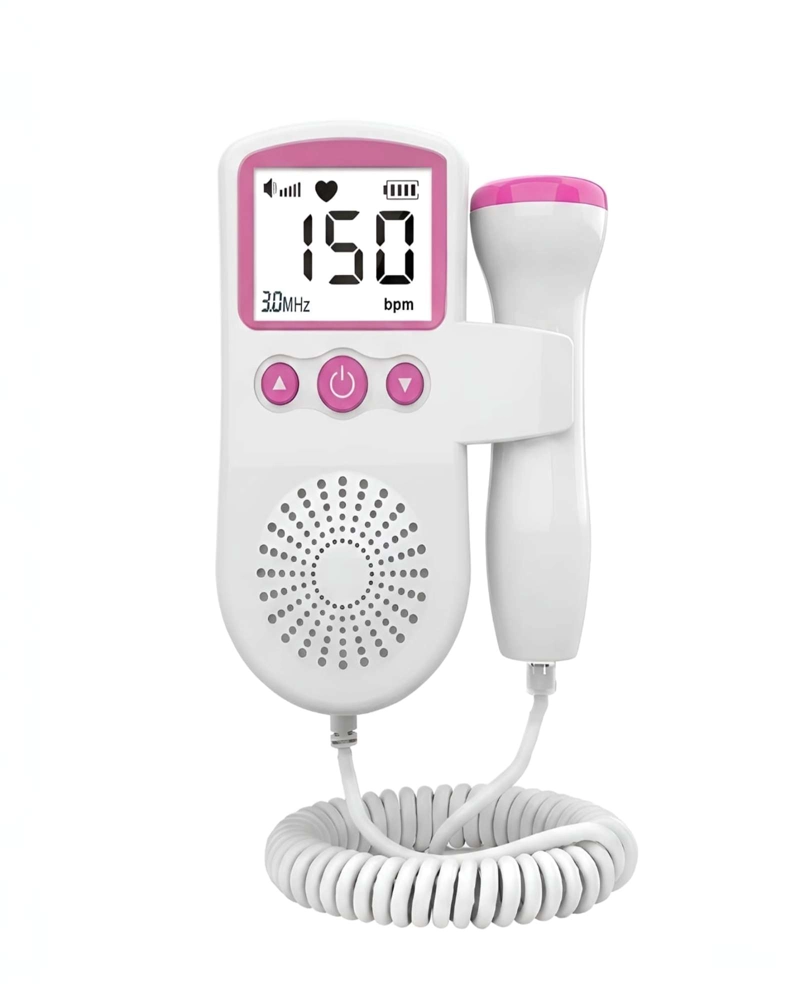 MONITOR FETAL PORTATIL - DOPPLER PARA ESCUCHAR AL BEBE  EN CASA - 6