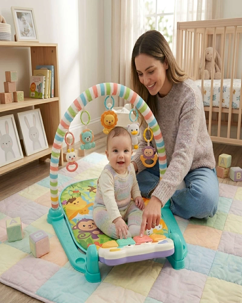 GIMNASIO PARA BEBE  CON FUNCION DE ANDADOR ESTABLE - 4