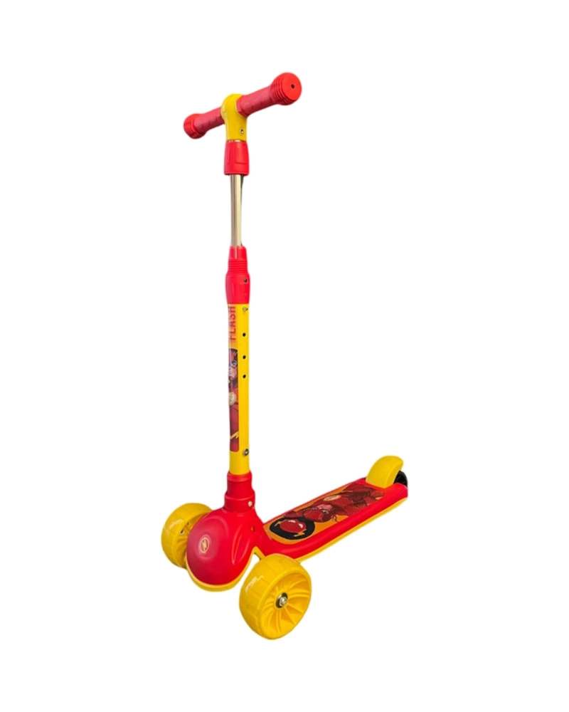 SCOOTER INFANTIL AJUSTABLE CON 3 RUEDAS DE LUCES LED ROJO - 6