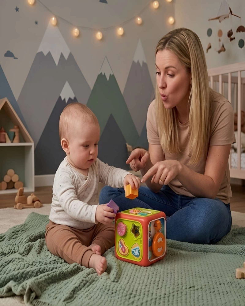 JUGUETE PARA BEBE  CUBO DE ACTIVIDADES INTERACTIVO - 1