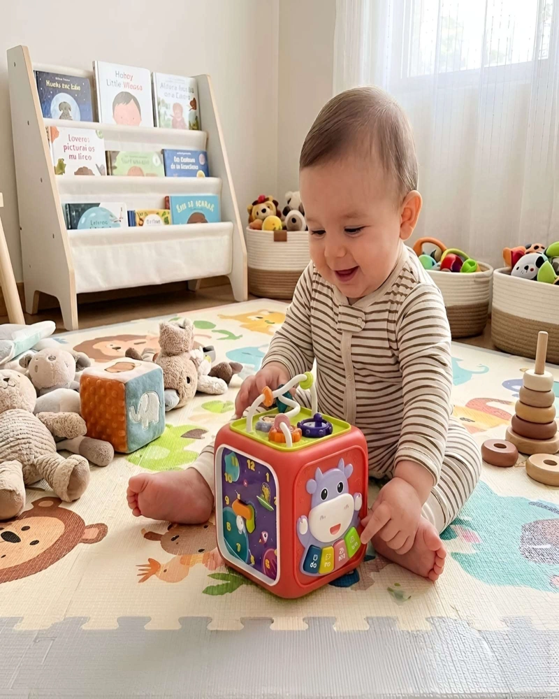 JUGUETE PARA BEBE  CUBO DE ACTIVIDADES INTERACTIVO - 2