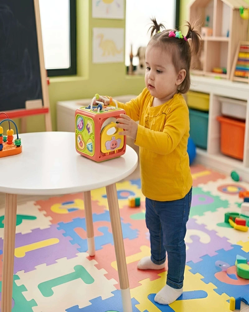 JUGUETE PARA BEBE  CUBO DE ACTIVIDADES INTERACTIVO - 3