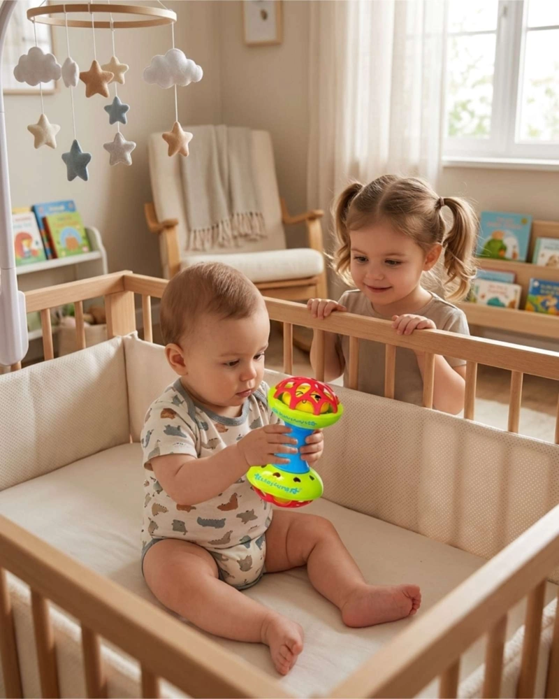 SONAJERO ERGONOMICO DE ESTIMULACION TEMPRANA PARA BEBE S - 5