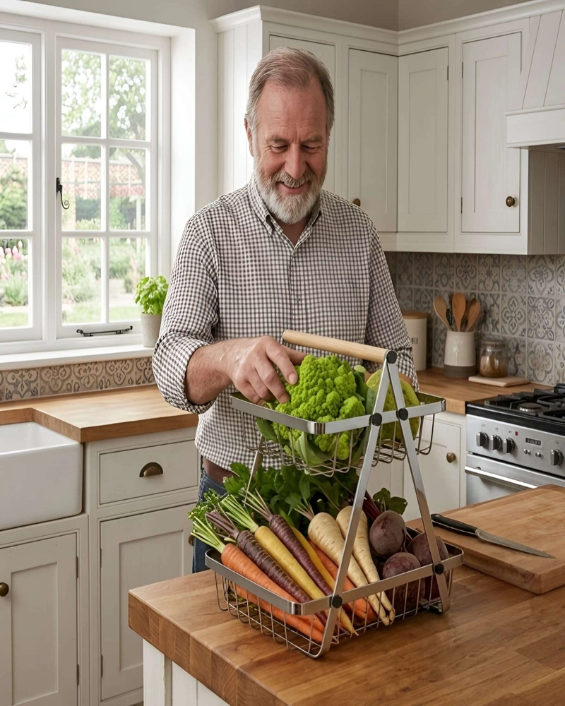 ORGANIZADOR DE COCINA 2 NIVELES PARA ENCIMERA Y ALACENA - 3