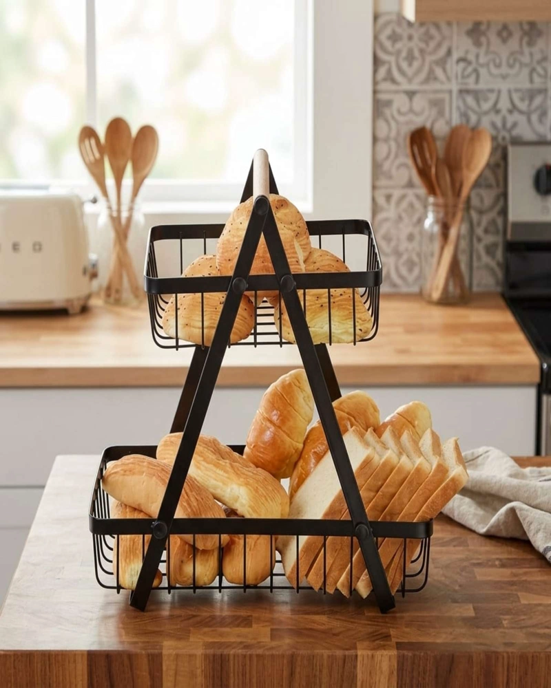ORGANIZADOR DE COCINA 2 NIVELES PARA ENCIMERA Y ALACENA - 5