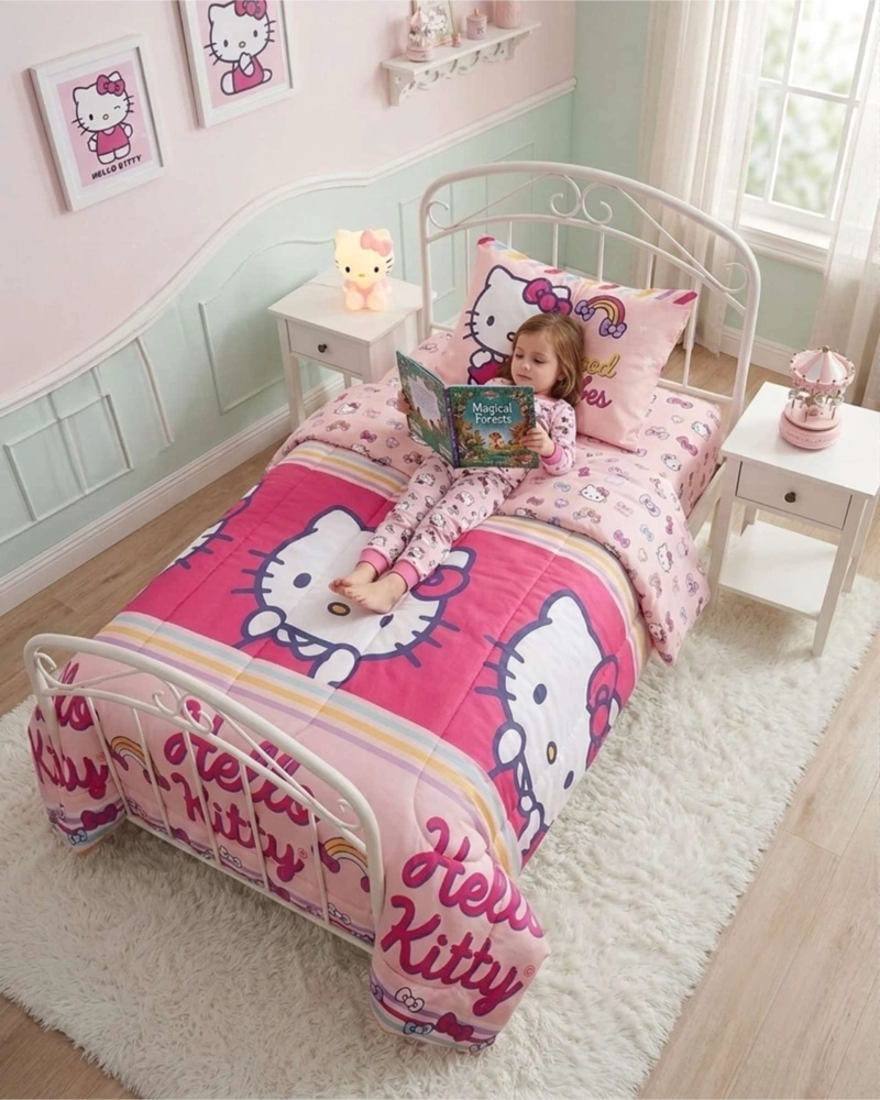 PLUMON 1,5 PLAZAS DISEÑO INFANTIL ESTILO MINIMALISTA - 5
