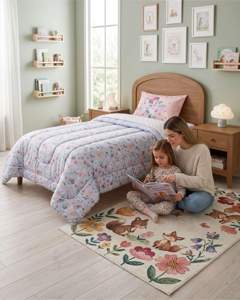 PLUMON 1,5 PLAZAS DISEÑO INFANTIL ESTILO MINIMALISTA - 4