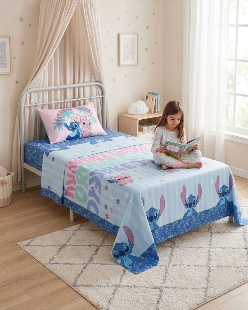 SET DE SABANAS 1,5 PLAZAS ESTAMPADO INFANTIL CONTEMPORANEO - 4