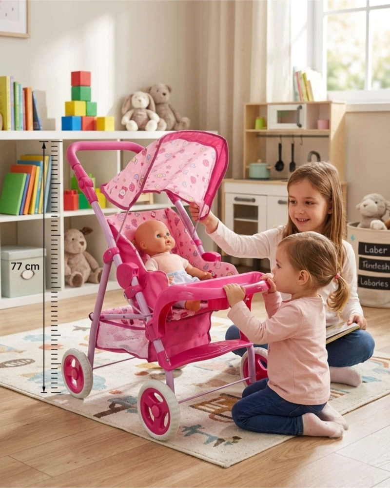 COCHE DE JUGUETE METALICO GRANDE PARA NIÑAS - 1