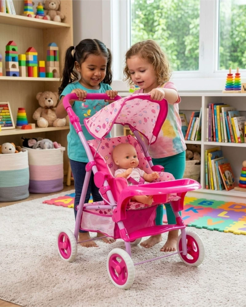 COCHE DE JUGUETE METALICO GRANDE PARA NIÑAS - 2