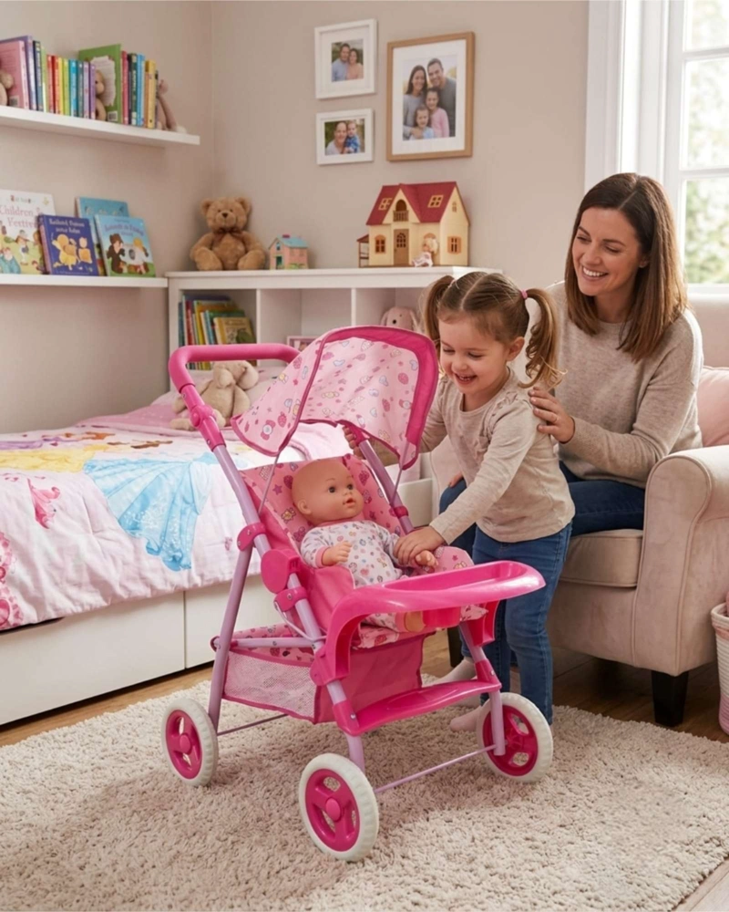 COCHE DE JUGUETE METALICO GRANDE PARA NIÑAS - 3