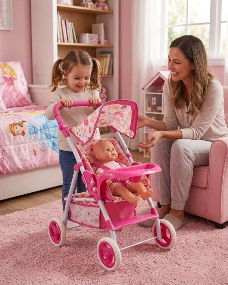COCHE DE JUGUETE METALICO GRANDE PARA NIÑAS - 4