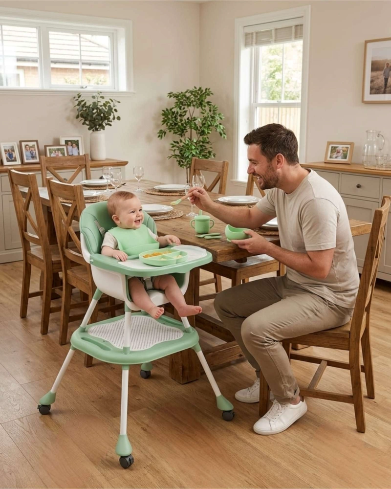 SILLA DE COMER BEBE  6 EN 1 CONVERTIBLE MULTIFUNCIONAL - 3