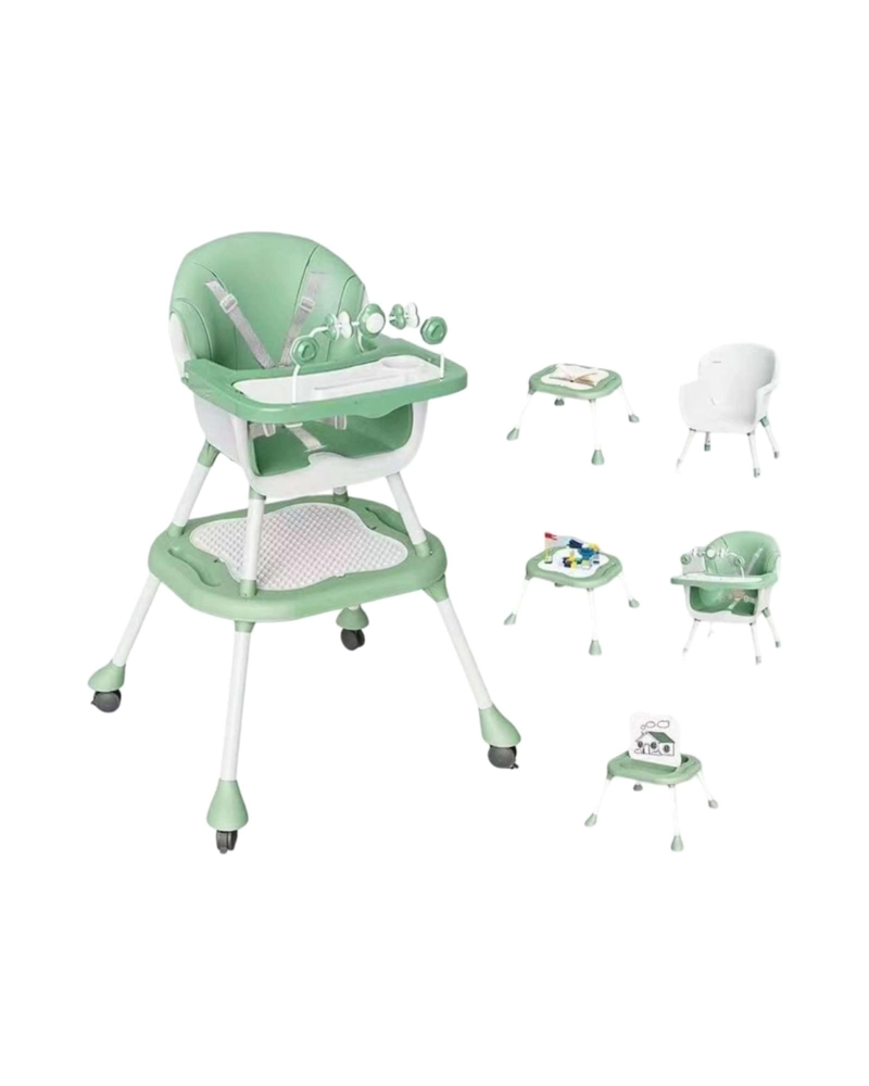 SILLA DE COMER BEBE  6 EN 1 CONVERTIBLE MULTIFUNCIONAL - 6