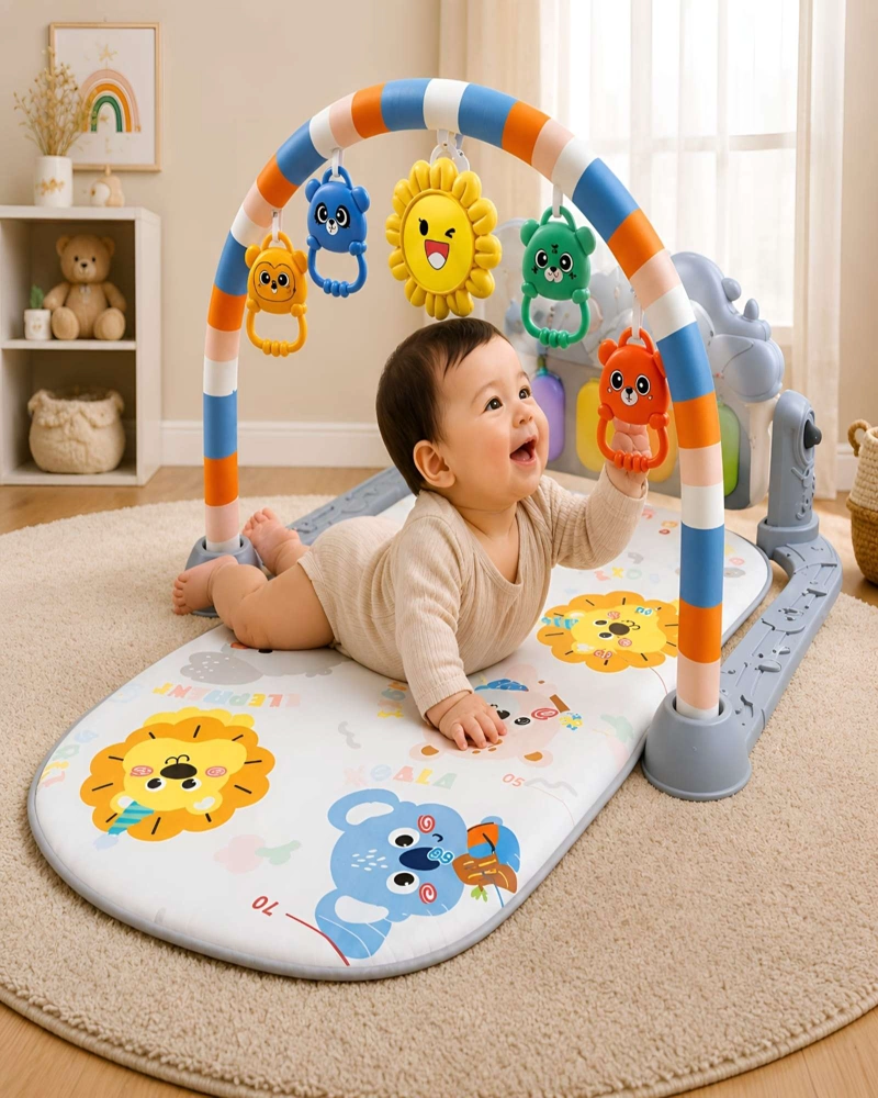 GIMNASIO DE ESTIMULACION TEMPRANA CON PIANO MUSICAL PARA BEBE S - 3