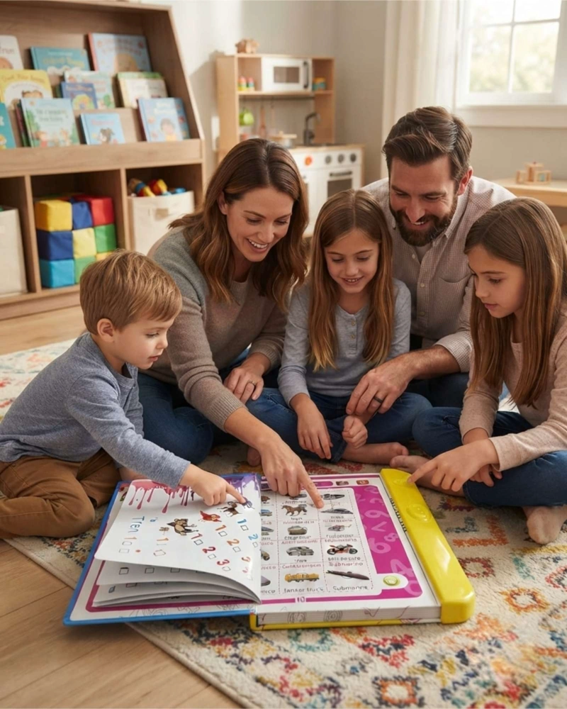 LIBRO DIDACTICO BILINGÜE INFANTIL CON SONIDO E IDIOMAS - 4