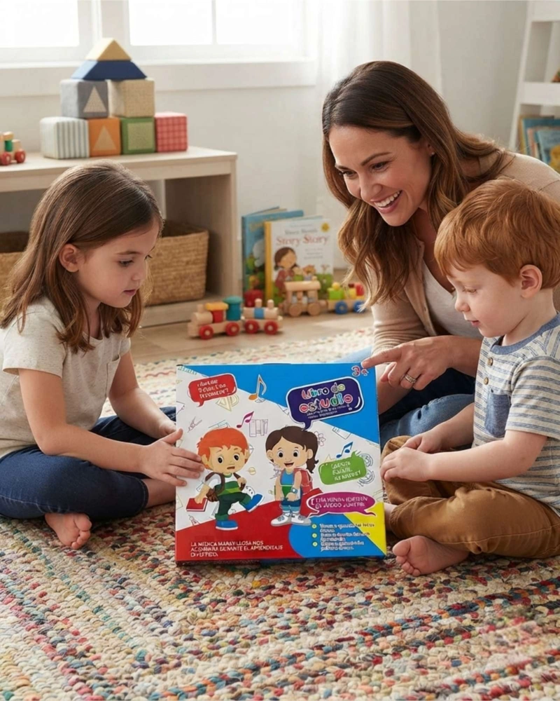 LIBRO DIDACTICO BILINGÜE INFANTIL CON SONIDO E IDIOMAS - 5