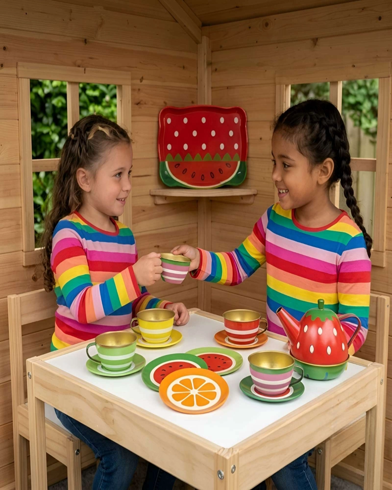 JUEGO DE TE  INFANTIL DISEÑO FRUTAL - 5