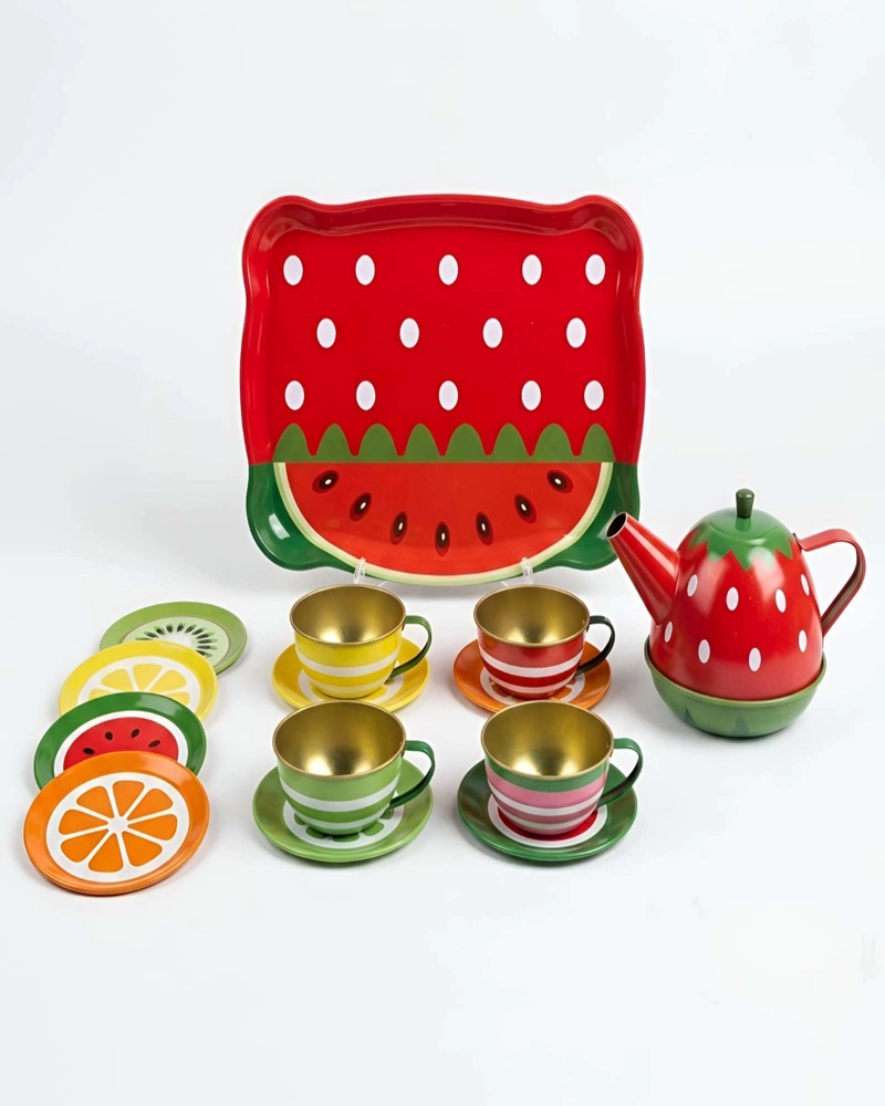 JUEGO DE TE  INFANTIL DISEÑO FRUTAL - 6