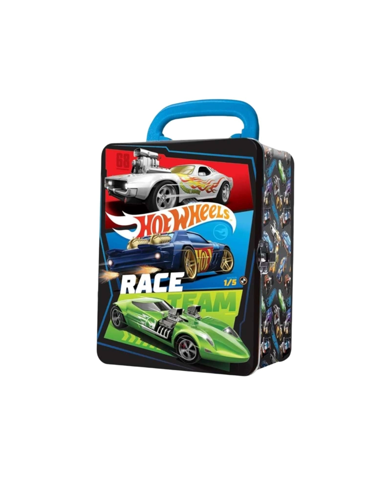 MALETA METALICA PORTA AUTOS HOT WHEELS CAJA COLECCIONABLE - 5