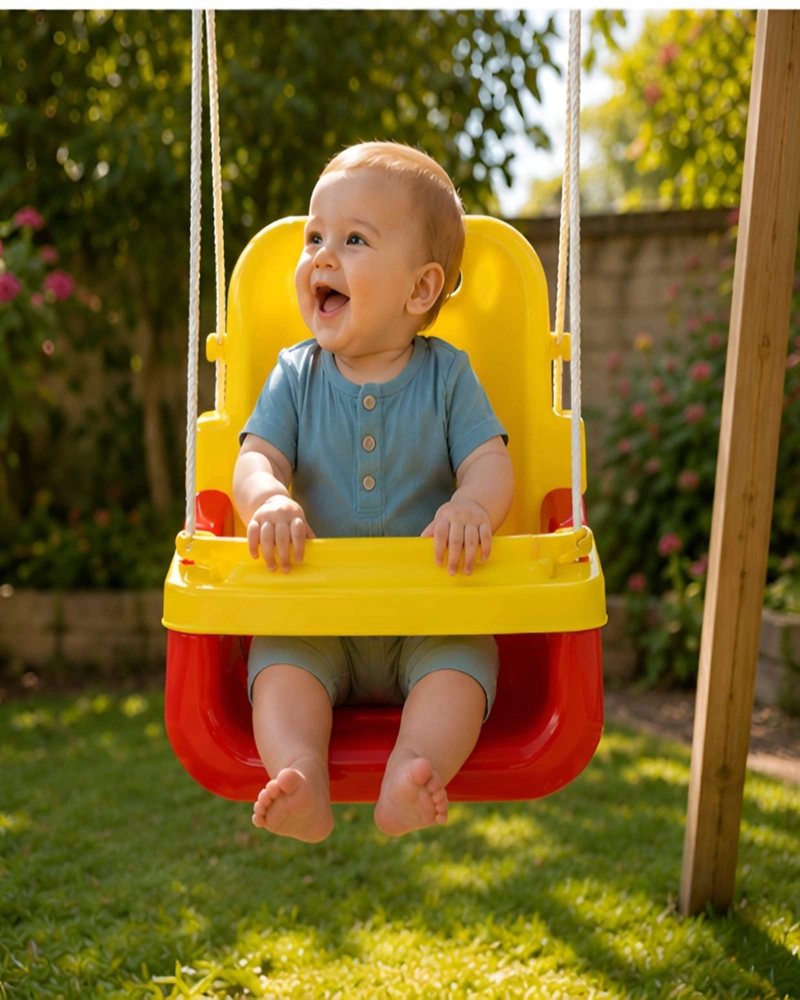 COLUMPIO INFANTIL 3 EN 1 AJUSTABLE PORTATIL PARA NIÑOS Y BEBE S - 1