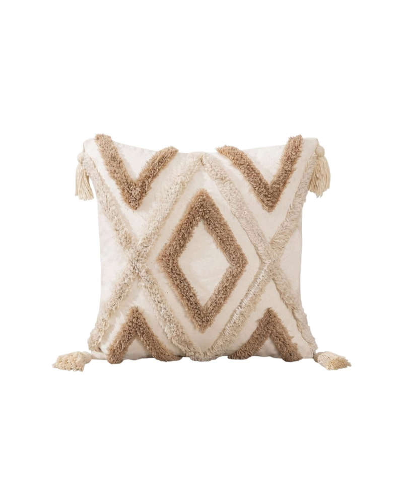 SET DE 2 FUNDAS PARA COJIN ESTILO BOHO CHIC JACQUARD - 6