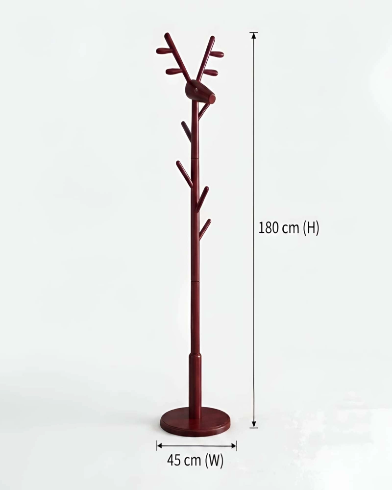 PERCHERO DE PIE MADERA FRESNO DISEÑO MINIMALISTA ORGANIZA - 6