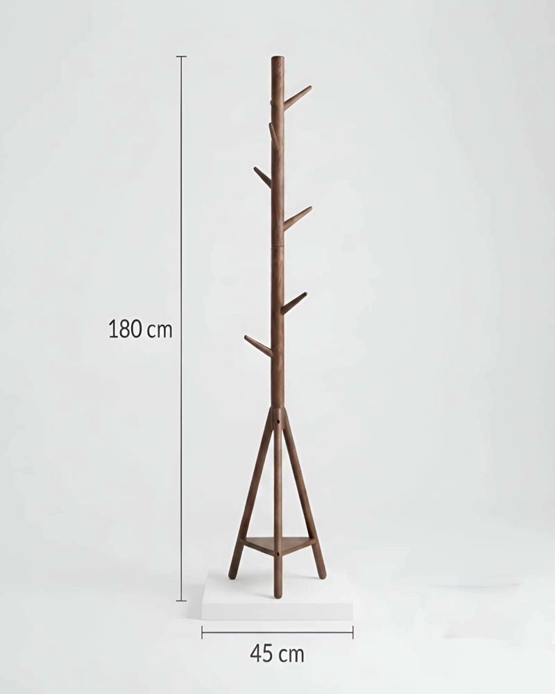 PERCHERO DE PIE MADERA FRESNO DISEÑO MINIMALISTA ORGANIZA - 6