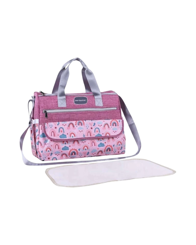 BOLSO PAÑALERA MATERNAL PARA BEBE  CON MUDADOR PORTATIL - 6