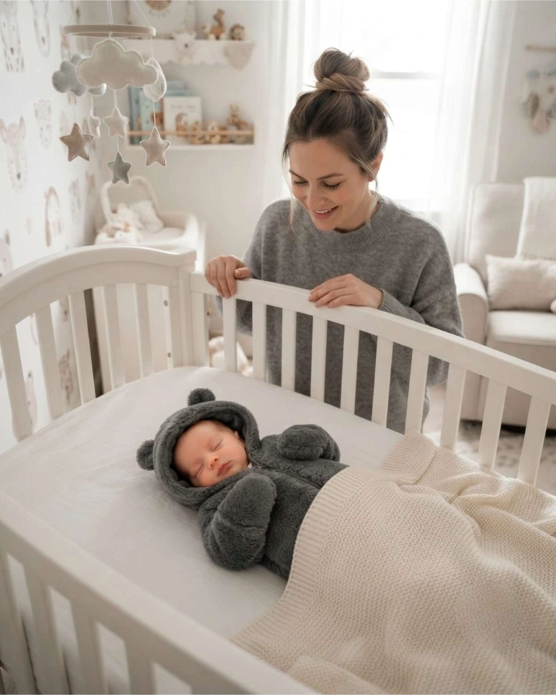ENTERITO DE INVIERNO PARA BEBE  CON CAPUCHA TE RMICO - 3