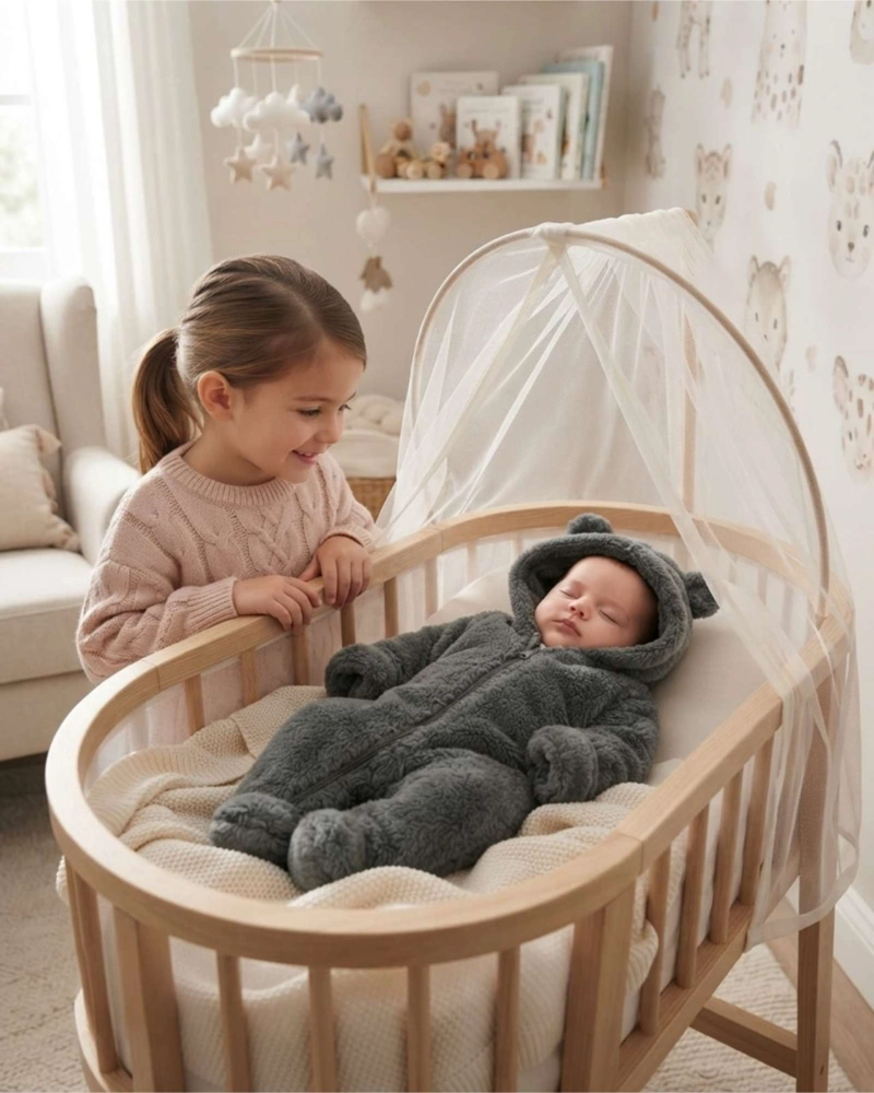 ENTERITO DE INVIERNO PARA BEBE  CON CAPUCHA TE RMICO - 4
