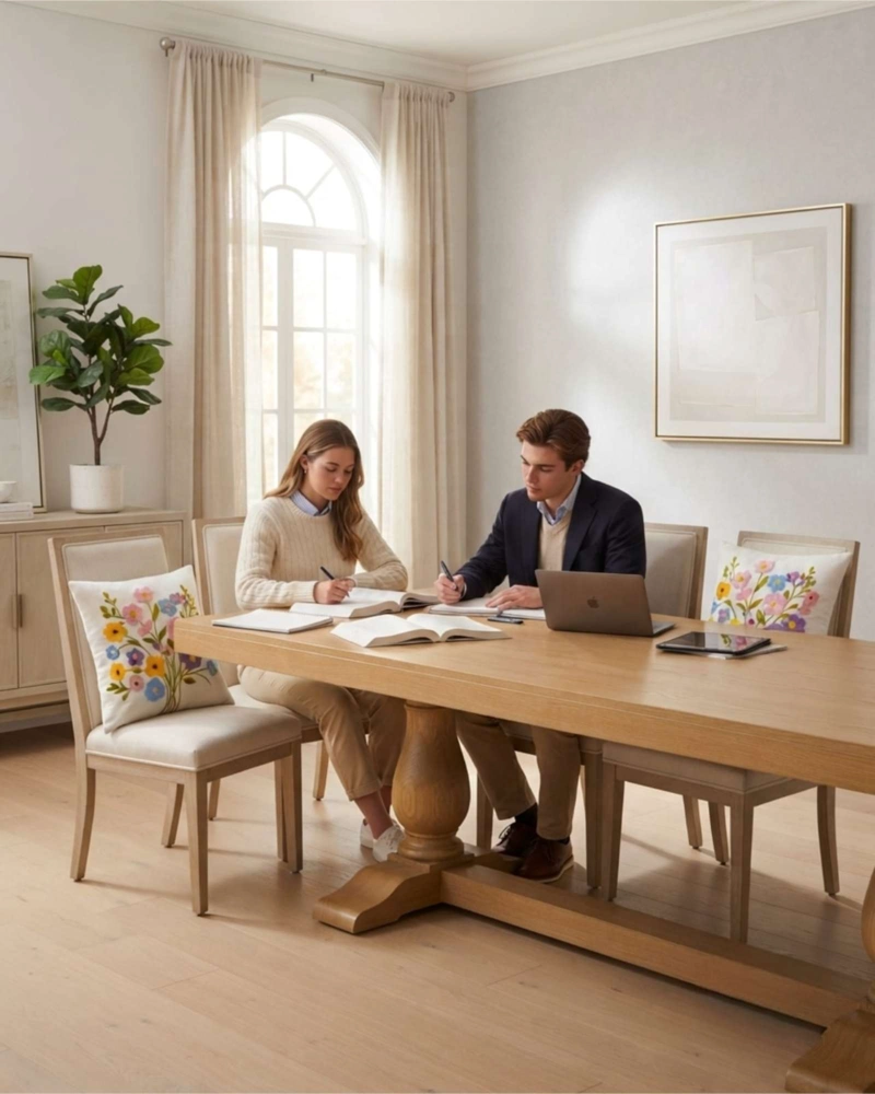 JUEGO DE 4 COJINES DE LUJO CON RELLENO DE CALIDAD SUPERIOR - 4