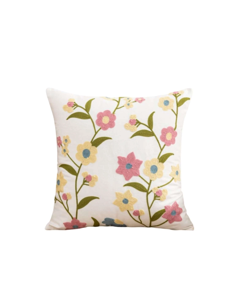 SET DE 2 FUNDAS PARA COJIN 45CM X 45CM CON DISEÑO BORDADO - 6