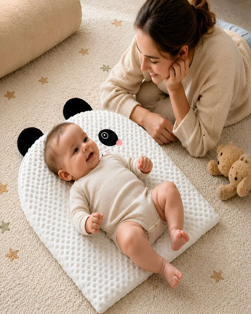 COJIN ALMOHADA ANTIRREFLUJO Y POSICIONADOR ERGONOMICO PARA BEBE - 2