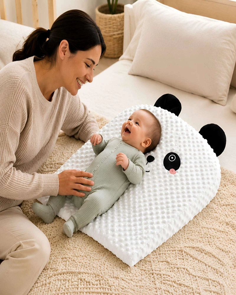 COJIN ALMOHADA ANTIRREFLUJO Y POSICIONADOR ERGONOMICO PARA BEBE - 5