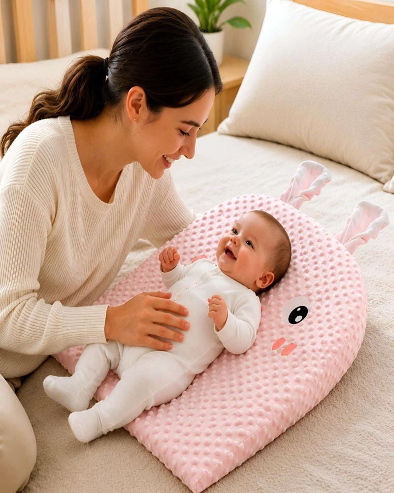 COJIN ALMOHADA ANTIRREFLUJO Y POSICIONADOR ERGONOMICO PARA BEBE - 2