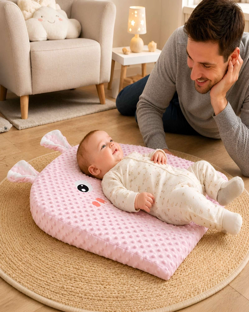 COJIN ALMOHADA ANTIRREFLUJO Y POSICIONADOR ERGONOMICO PARA BEBE - 5