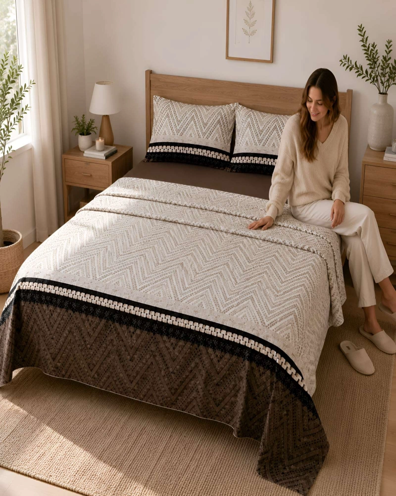 SABANAS DE VERANO CONFORT KING - SET 4 PIEZAS - 1